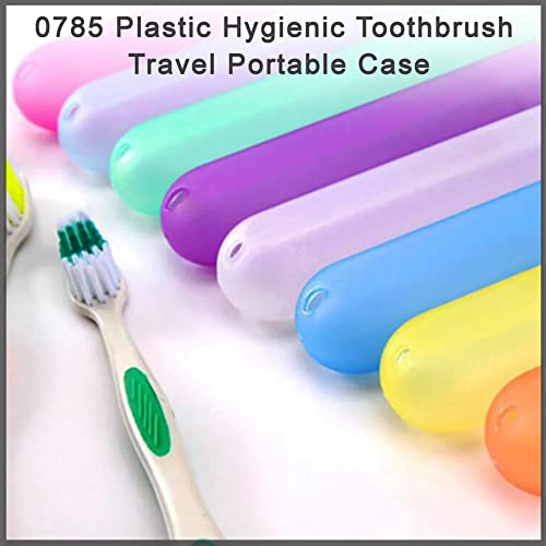 Suzec Anti Bacterial Plastic Toothbrush Container (Pack Of 1)- Tooth Brush Cap, Caps, Cover, Holder, Cases, Travel (Random Color), Multicolour - Image 2