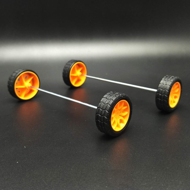 EUDAX 82 pcs Plastic Gear Package Kit DIY Gear Assortment accessories set for Toy Motor Car Robot Various Gear Axle Belt Bushings - Image 4