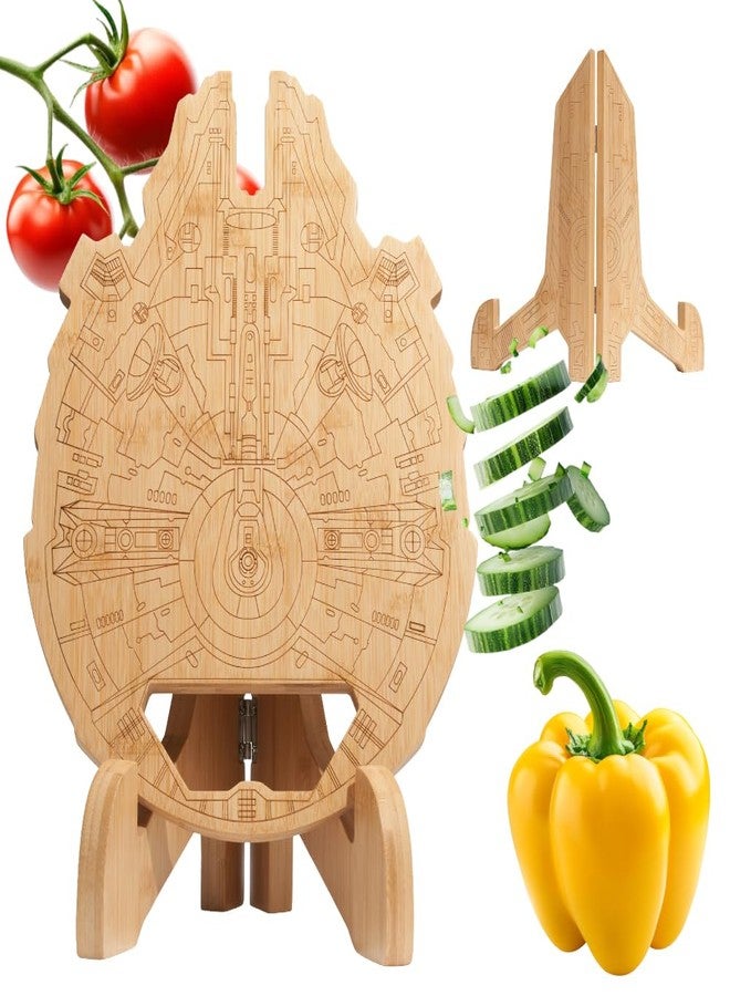 Gute Falcon Cutting Board Set - Lightweight, Durable Kitchen Boards Inspired by Star Wars | Sleek Millennium Falcon Design for Cooking, Meal Prep & Chopping | Non-Porous, Easy to Clean (Set of 2) - Image 1