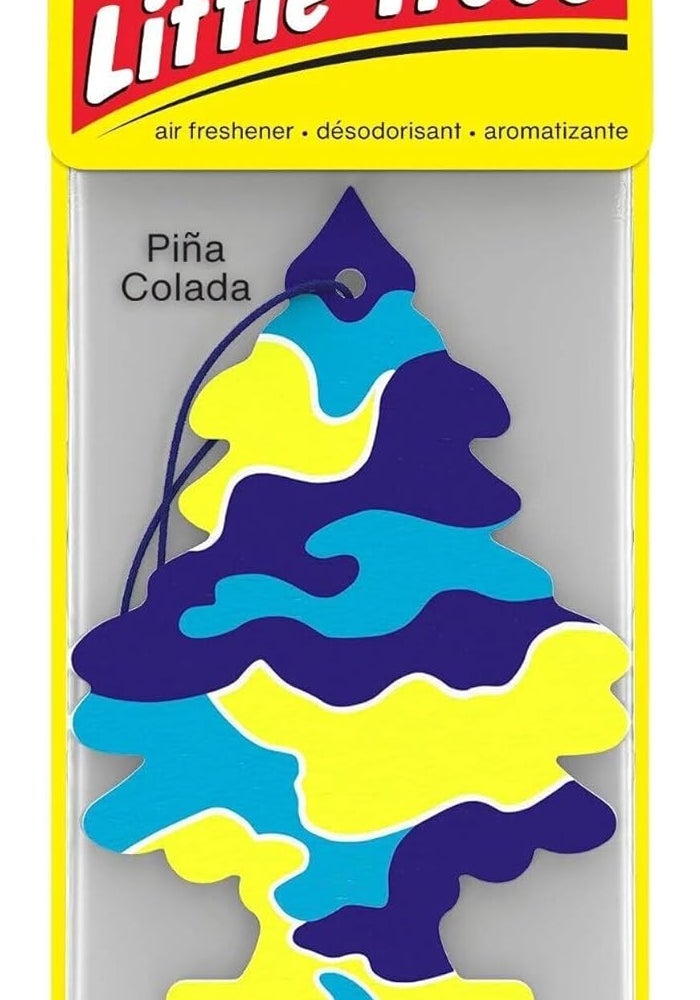 Little Trees Pina Colada Car Air Freshener - Hanging Tree Design - Image 2