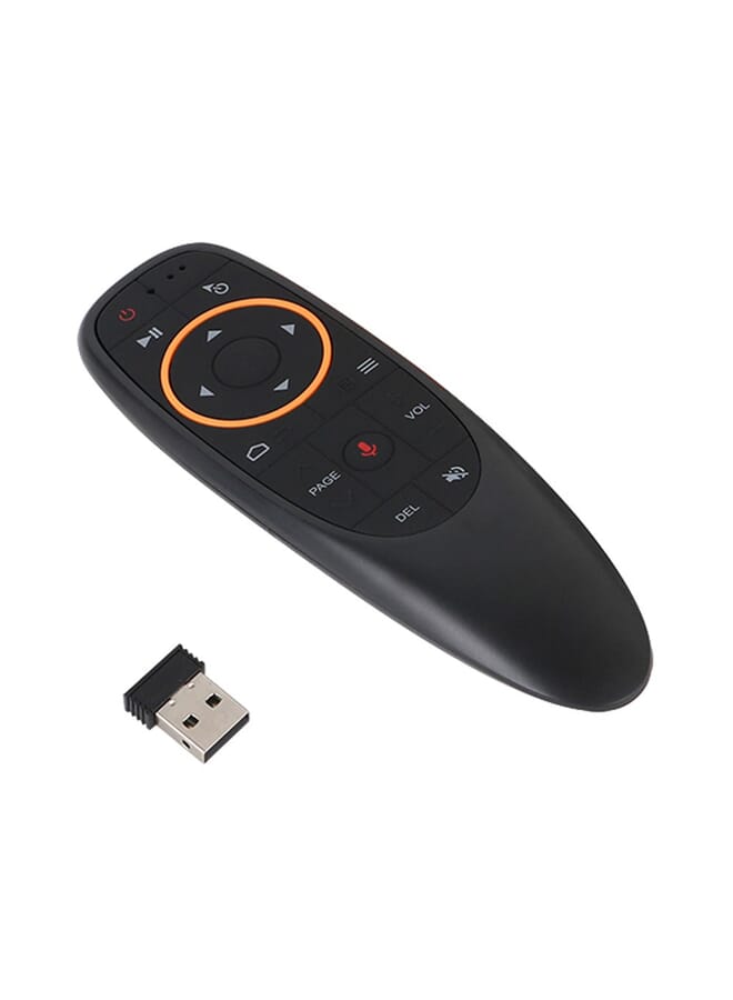 HuHa Wireless Remote Control With Usb Receiver Voice Control For Android -Smart Tv Pc Laptop Notebook Black  - Image 1