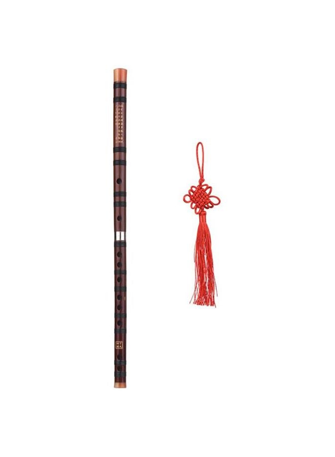 E-Key Bamboo Flute With Chinese Knot - Image 1