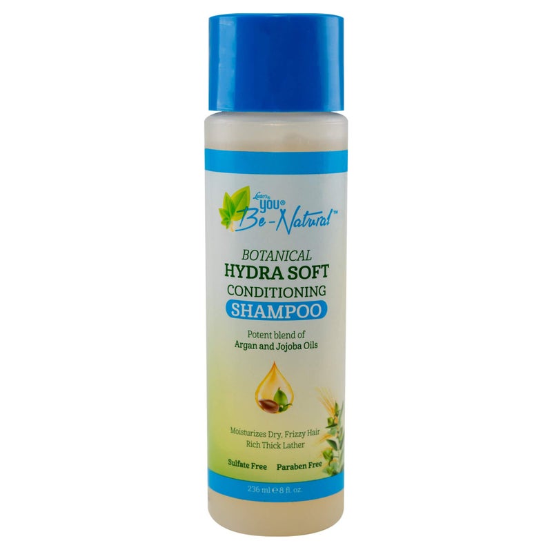 Lusters You BeNatural Botanical Hydra Soft Conditioning Shampoo with Argan Oil and Jojoba Oil 8 oz