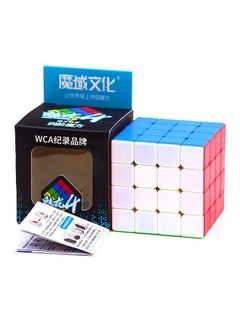 D ETERNAL D ETERNAL MoYu MFJS MeiLong 4 Cube 4x4 High Speed Stickerless Cube Puzzle Game Toy for Kids Boys & Girls  - Image 1