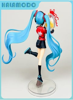 HALAMODO Hatsune Miku in Game Uniform Style: The Adorable Handmade Figure of Anime Maiden as a Desk Ornament for Female Presents  - Image 4