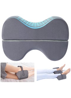 YQbest Knee Pillow,Knee Pillow for Sleeping On Side,with Elastic Strap,Relief from Pressure,2-in-1 Design Knee Support Pillow, for Spine Alignment/Hip/Back & Joint Pain Relief.  - Image 1