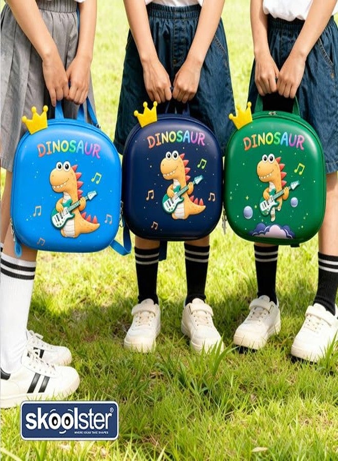 Skoolster3D Dinosaur Rocker Backpack with Crown Design for Kids-School bag with Premium Zip, Adjustable Straps &Spacious Storage -Ideal for Nursery, Kindergarten&Preschool/Return Gifts (Light blue) - Image 4