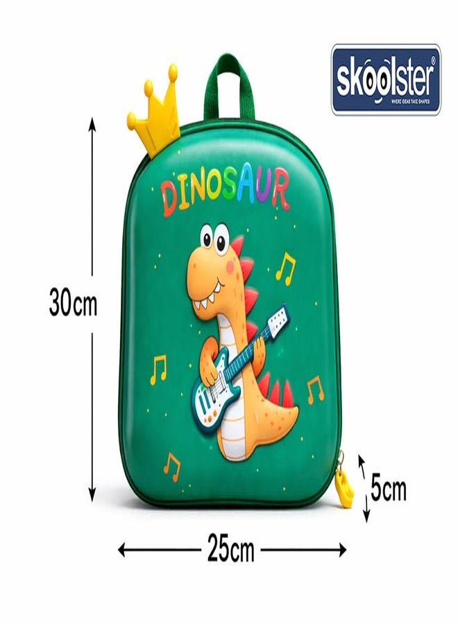 Skoolster3D Dinosaur Rocker Backpack with Crown Design for Kids-School bag with Premium Zip, Adjustable Straps &Spacious Storage -Ideal for Nursery, Kindergarten&Preschool/Return Gifts (Light blue) - Image 3