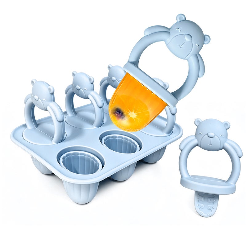 2026 New Food-Grade Silicone Ice Cream Mold for Babies and  Kids