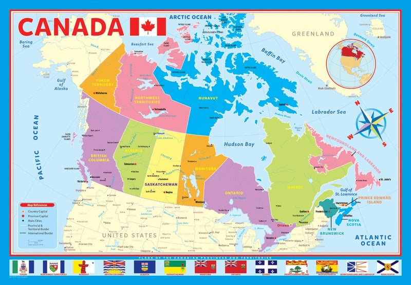 eurographics Map of Canada - Image 2