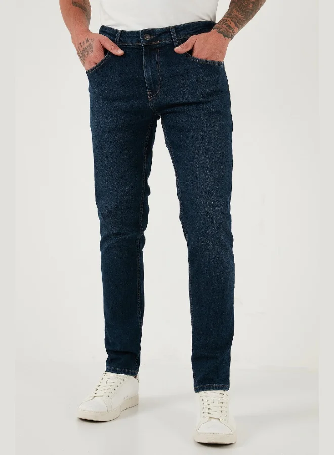 Buratti  Buratti Cotton Slim Fit High Waist Skinny Leg Jeans Men's JEANS 3300C28TOKYO for Men | Best Price UAE