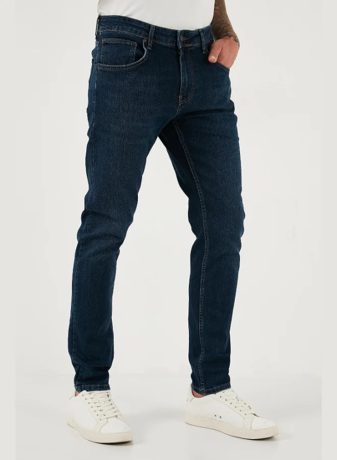 Buratti  Buratti Cotton Slim Fit High Waist Skinny Leg Jeans Men's JEANS 3300C28TOKYO for Men | Best Price UAE