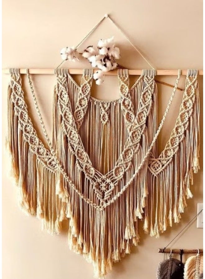 انتيكيانو مكرمية معلقة على الحائط، على الطراز البوهيمي