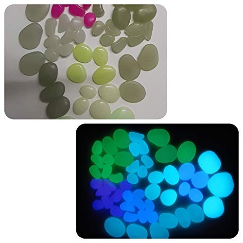 JASH Glow in The Dark Pebbles 31 Pcs - Image 1