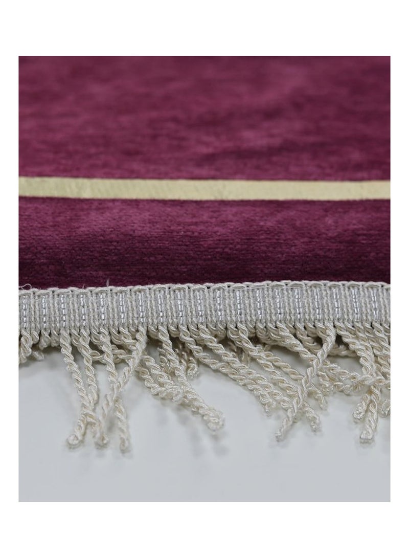 Sundus Extra – Memory Foam Prayer Mat – Red - Image 1