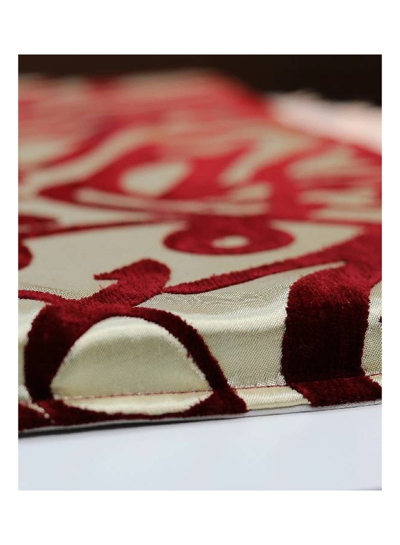 Sundus Extra – Memory Foam Prayer Mat – Red - Image 3