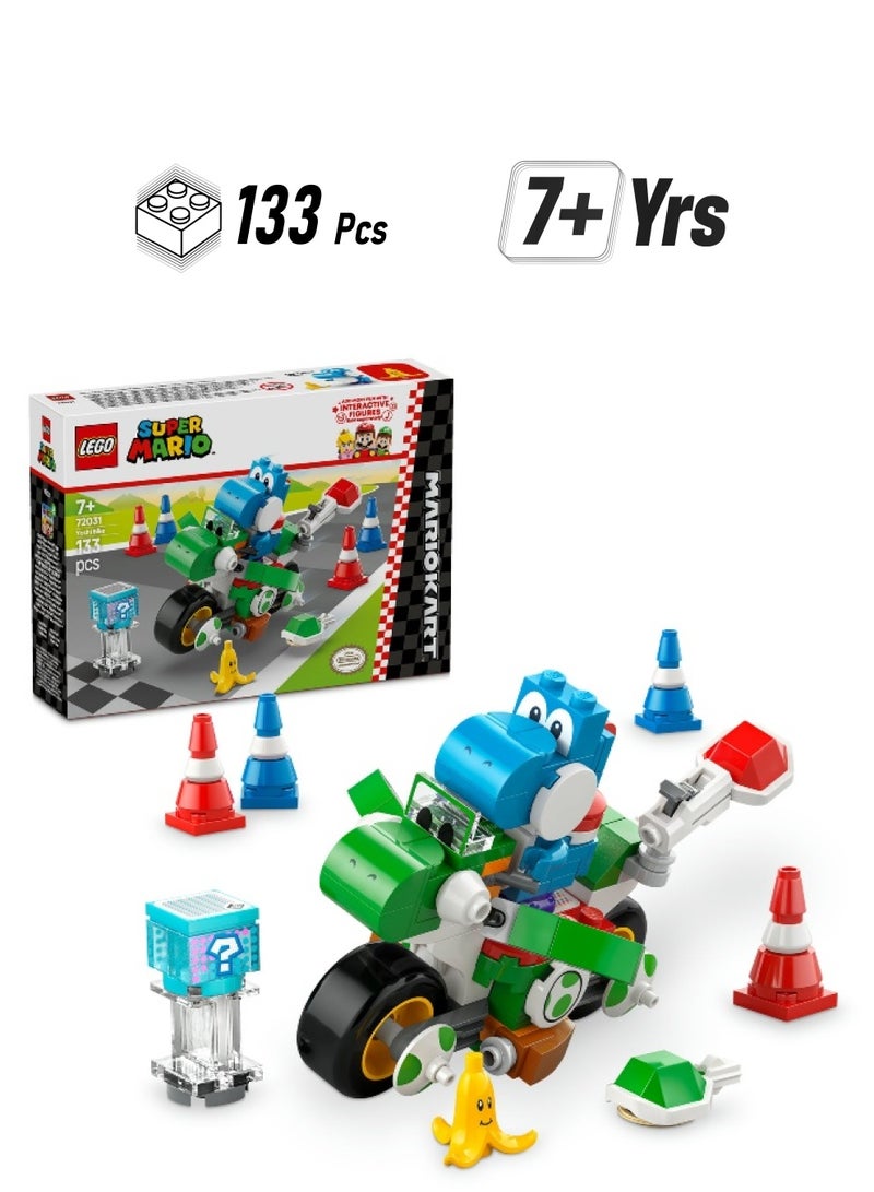 LEGO Super Mario: Mario Kart Yoshi Bike 72031 Building Set (133 Pieces) - Image 1
