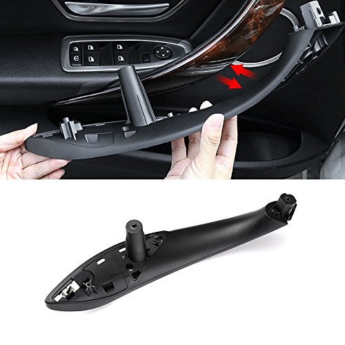 Jaronx for BMW 3 Series 4 Series Door Handles, Inner Door Support Trim Pull Strap Cover Driver Side Left Front Handle Armrest Bracket (Fits:BMW 320,328,330,335,M3 2012-2018 and 428, 435,M4 2014-2017) - Image 1
