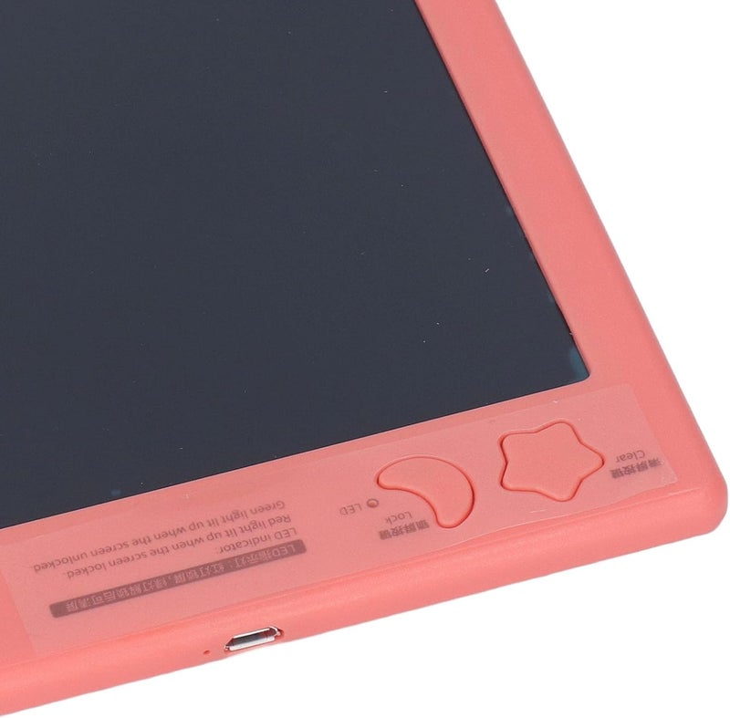 Electronic Writing Tablet, Colorful LCD Drawing Pad for Kids, Vibrant Display with Pen, One - Click Erase, Rechargeable Electronic Board for Boys Girls Learning and (Pink) - Image 3