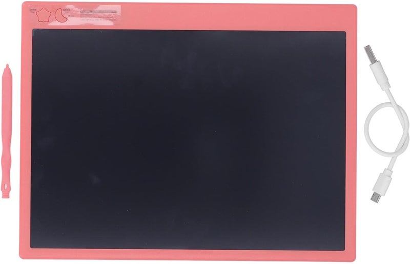 Electronic Writing Tablet, Colorful LCD Drawing Pad for Kids, Vibrant Display with Pen, One - Click Erase, Rechargeable Electronic Board for Boys Girls Learning and (Pink) - Image 1