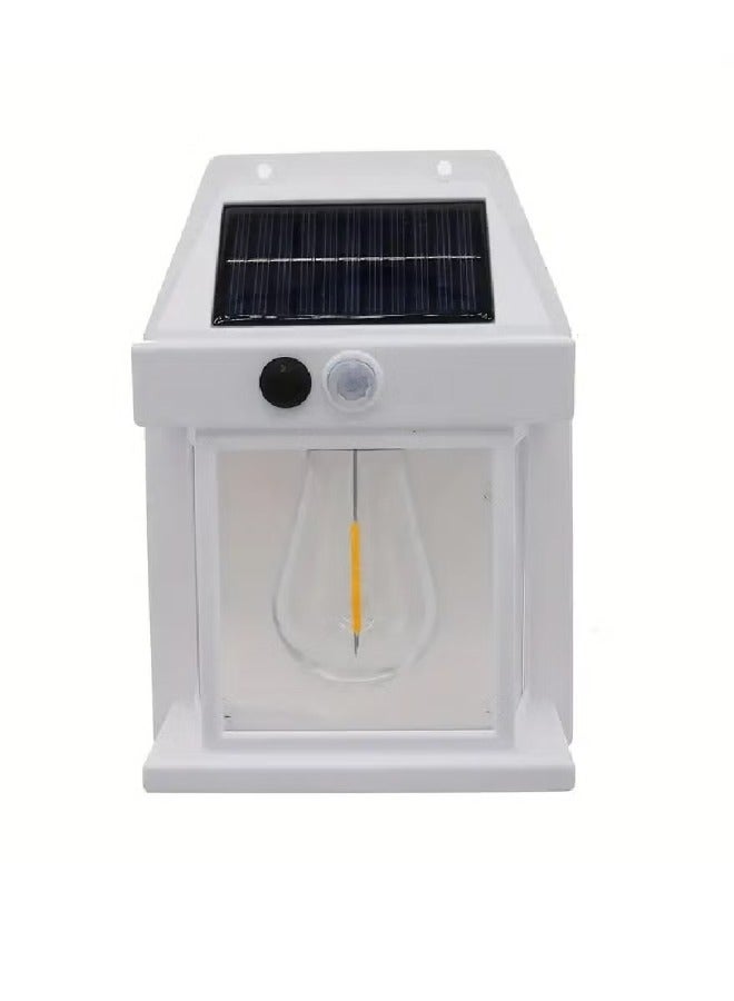 Pack Of 8 Pcs Solar Outdoor Light Solar Motion Sensor Security Lights With 3 Lighting Modes Wireless Solar Wall Lights Waterproof Solar Powered Bulb Lights For Garden Home And Garage Use White - Image 3