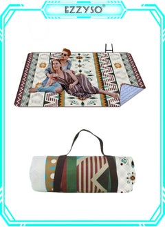 EzzySo Outdoor Camping Picnic Blanket, Portable Beach Mat, Camping Mat, Beach Mat For Camping, Beach, BBQ Picnic, Hiking, Travel  - Image 1