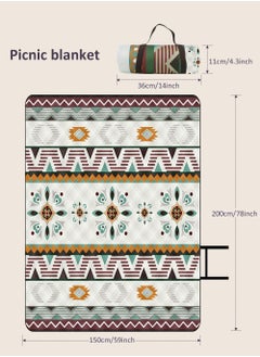 EzzySo Outdoor Camping Picnic Blanket, Portable Beach Mat, Camping Mat, Beach Mat For Camping, Beach, BBQ Picnic, Hiking, Travel  - Image 3
