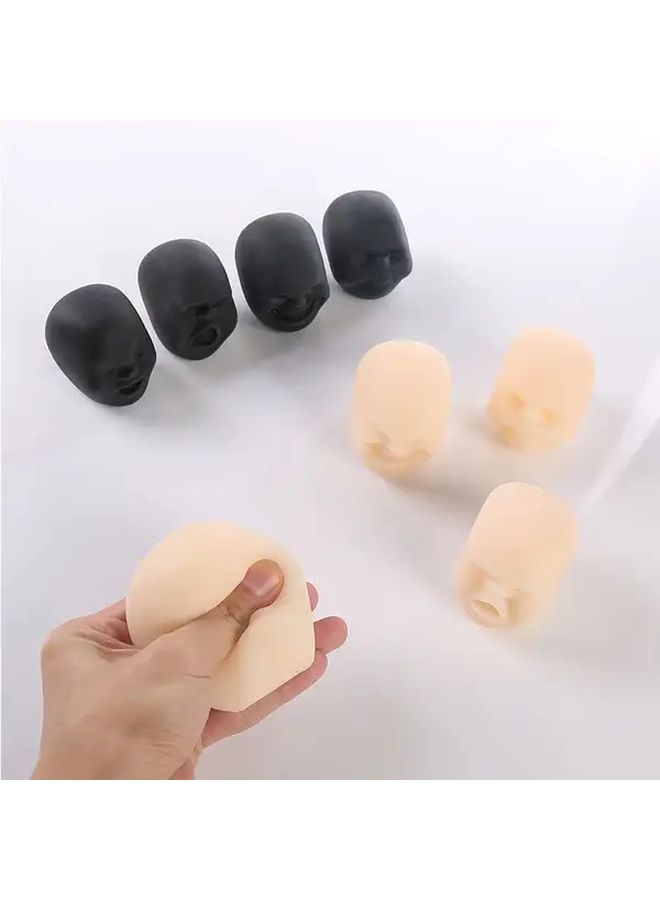 White Joy Anger Sorrow Happiness Emotion Face Squeeze Sensory Toy - Image 4