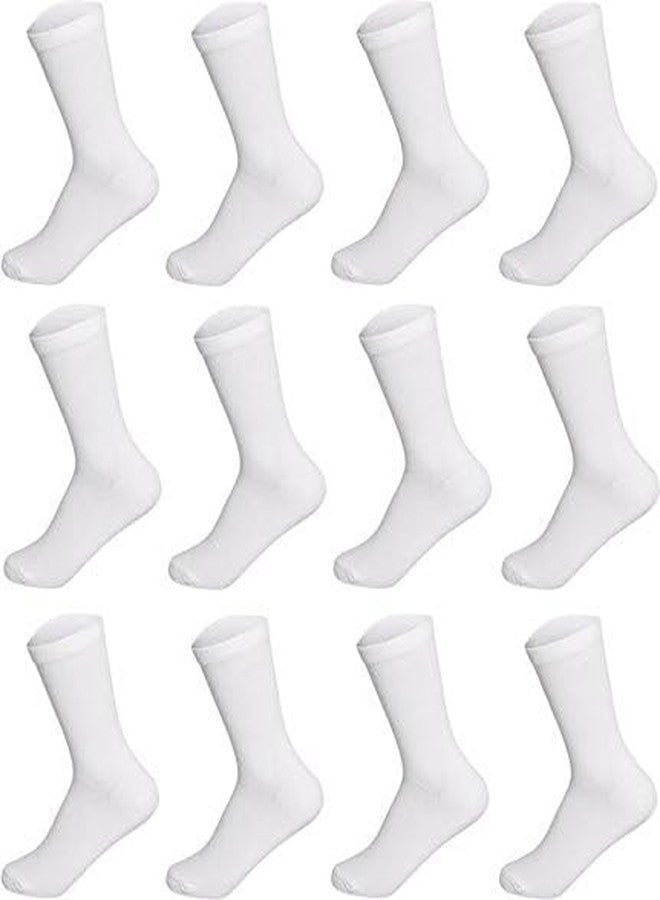 SUNEX جوارب قطنية موحدة للمدرسة من SUNEX للأولاد (عبوة من 12 زوج) - Image 1