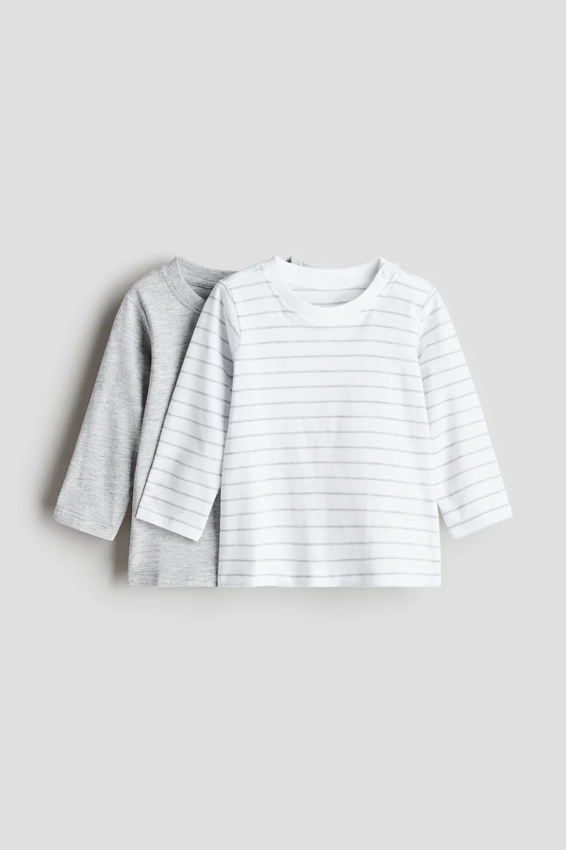 H&M 2-pack long-sleeved jersey tops