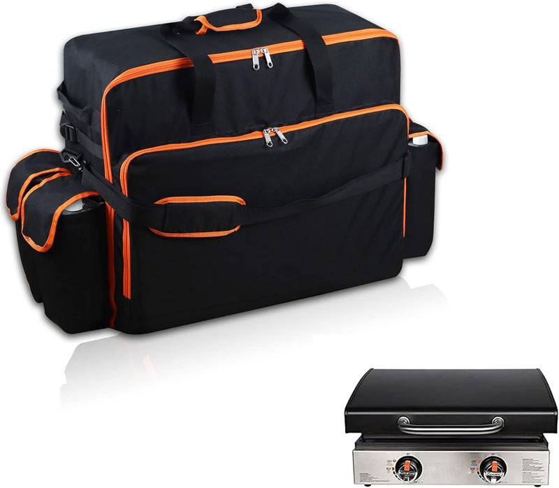 WOMACO 22 inch Griddle Carry Bag for Blackstone 22 Griddle with Hood Lid, Heavy Duty Portable Tabletop Griddle Carrying Bag for Travel, Weather Resistant BBQ Grill Carry Case with Shoulder Strap - Image 1