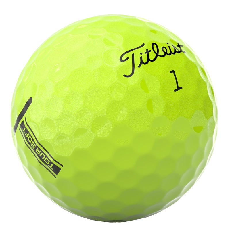 Titleist كرات جولف تايليست تور سوفت، صفراء (12 كرة) - Image 3