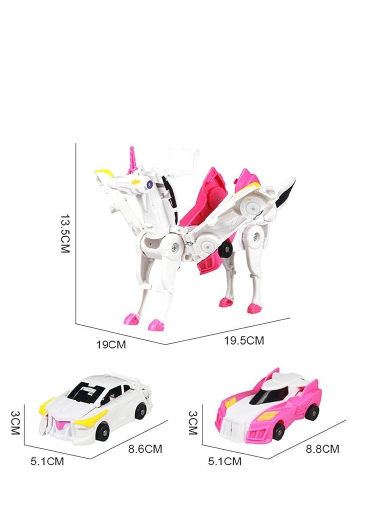 Transforming Action Figure Robot Vehicle Car Toy For Kids Automatically Plastic Automatic Deformation Funny As A Gift  - Image 2