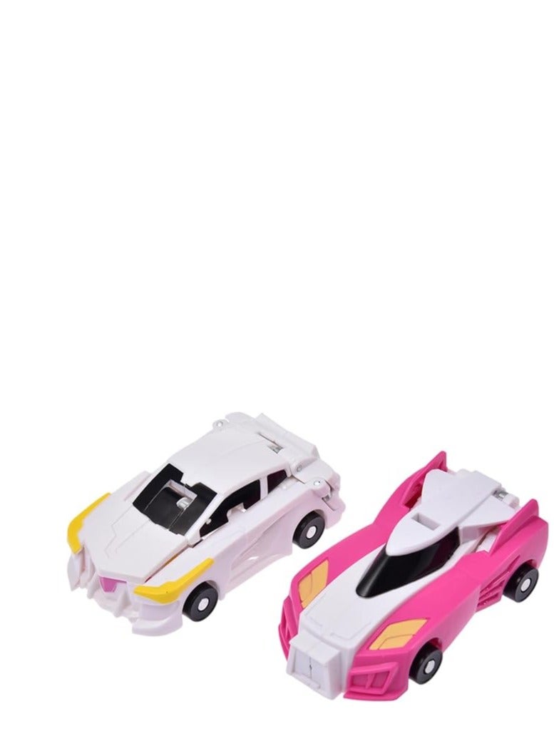 Transforming Action Figure Robot Vehicle Car Toy For Kids Automatically Plastic Automatic Deformation Funny As A Gift  - Image 3