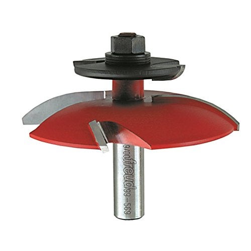 Freud 99-569: 3-1/2" (dia.) Raised Panel Bit W/backcutters with 1/2" shank, 1-1/2" large radius - Image 4