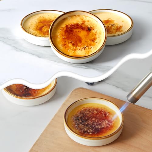 ONEMORE Ramekins 4 oz - Oven Safe Shallow Ramekins for Creme Brulee - Set of 6 - Image 5