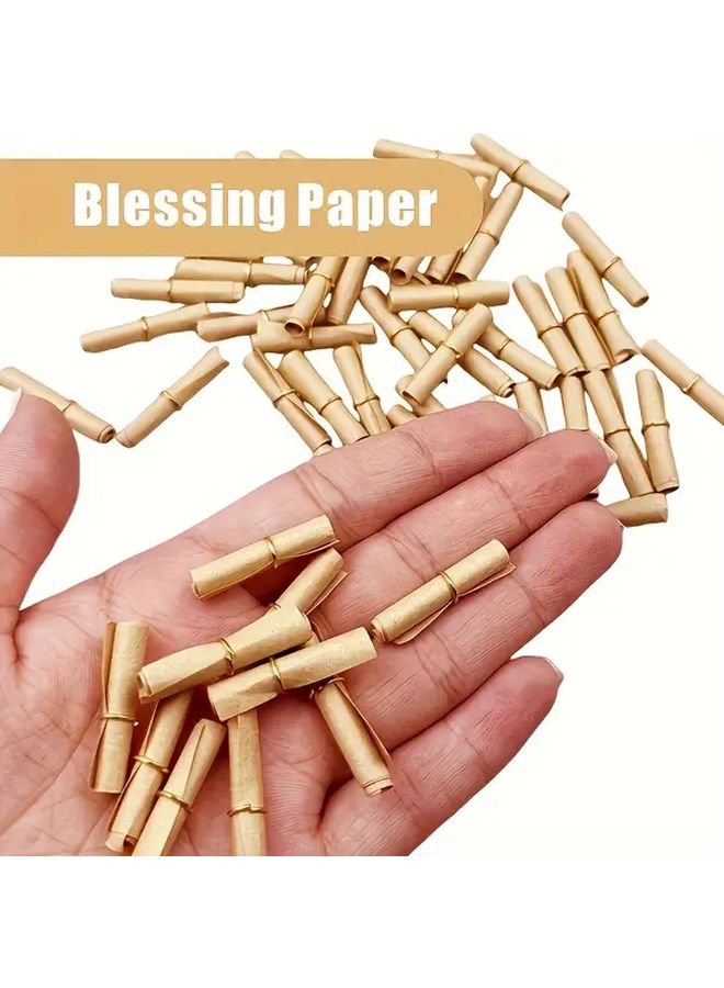 Vintage Retro Style Mini Scroll Paper with Metal Caps 300 Pack DIY Writable for Invitations Party Favors - Image 2