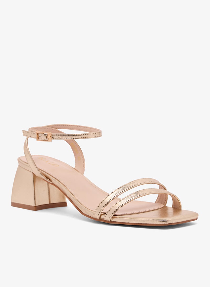 ريد صنادل بكعب وحزام للكاحل - Image 2