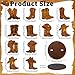 Oitnlaughter 12Pcs West Cowboy Centerpieces Western Theme Birthday Party Decorations Western Cowboy Boots Table Centerpieces West Boots Stand Tabletop Decor for Baby Shower Birthday Party Favors Supplies - Image 4