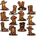 Oitnlaughter 12Pcs West Cowboy Centerpieces Western Theme Birthday Party Decorations Western Cowboy Boots Table Centerpieces West Boots Stand Tabletop Decor for Baby Shower Birthday Party Favors Supplies - Image 2