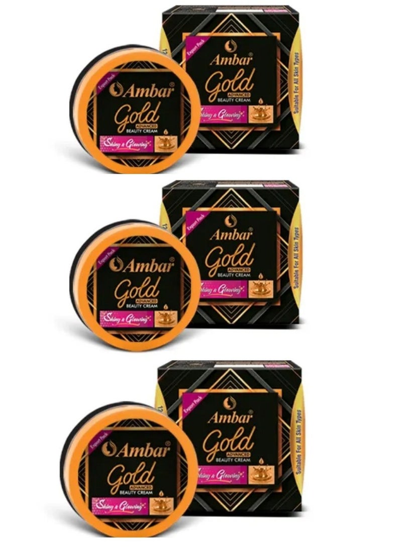 Ambar Three Pieces Of Gold Advanced Beauty Cream - Image 1