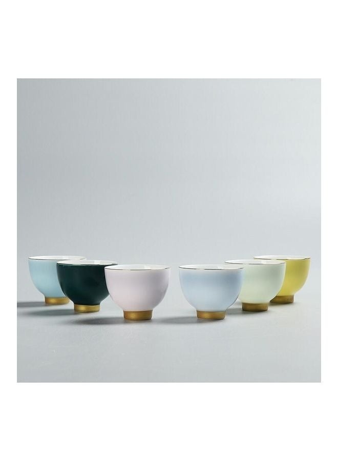 6-Piece Ceramic Teacup Set Box Package For Gifts - Image 2