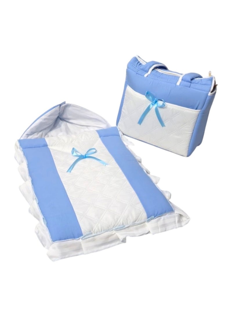 BABYCARA 6-Piece Set of Bed Sheet Baby House Diaper Bag Nursing Home  - Image 5