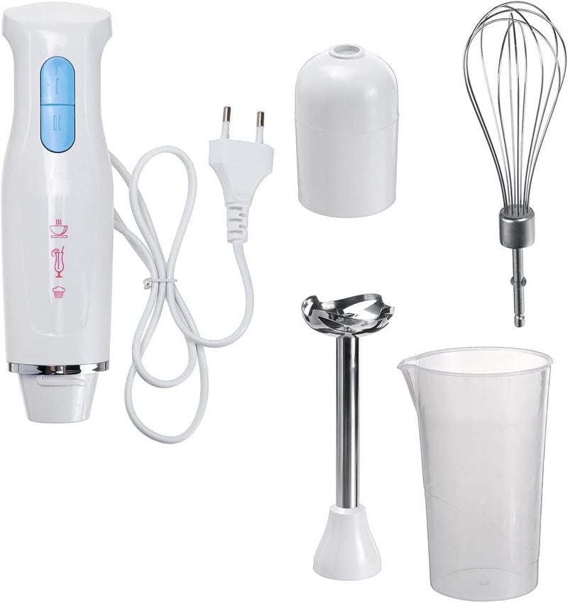3 in 1 Multi-Use Hand Blender – Blender, Masher, Egg Beater | Ergonomic Design, Powerful Performance, Easy Cleaning, Space Saving