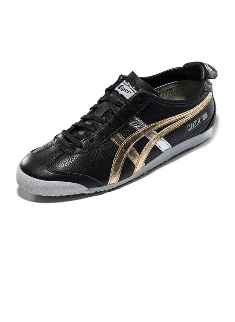 Onitsuka Tiger - Mexico 66 Colorblock Sneakers Black/Gold/Silver - Image 1