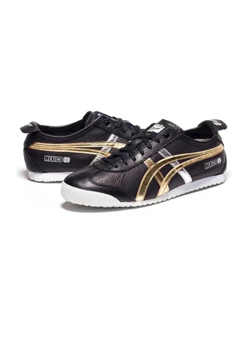 Onitsuka Tiger - Mexico 66 Colorblock Sneakers Black/Gold/Silver - Image 1