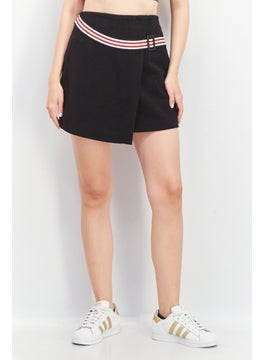 VERO MODA Women Textured Mini Skirt, Black Combo  - Image 1