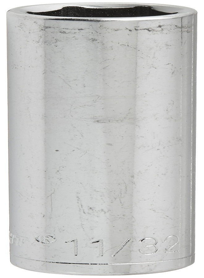 Crescent 1/4" Drive 6 Point Deep SAE Socket 11/32" - CDDS6N