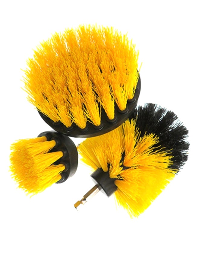 Generic 3-Piece Drill Attachment Scrubber Brush Set  - Image 1