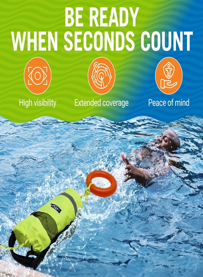 Better Boat Water Throw Bag for Rescue, 70 FT Rope, Water Rescue Equipment with Line Bag, Ideal for Kayak, Larger Boats, and Emergency Use - Image 2